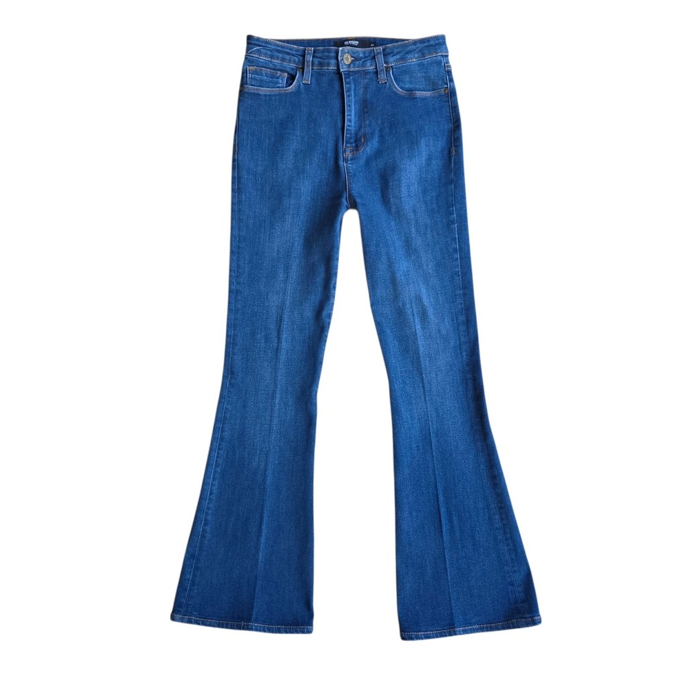 Hudson Holly Flare Jeans Size 28 Med Wash Blue Preppy High-Waisted Retro